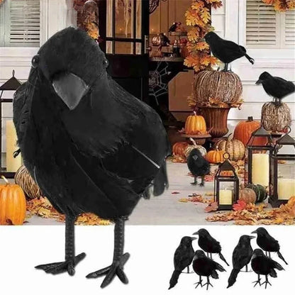 Halloween Decoration Simulation Black Crow Raven Bird Repellent Pest Control Pigeon