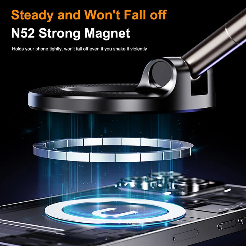 Foldable Design 360° Adjustable Vacuum Car Mount