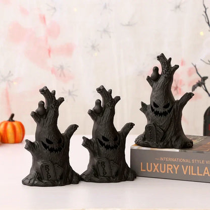 Halloween Decoration Ghost Tree Led Night Glow Ghost Lantern Ghost