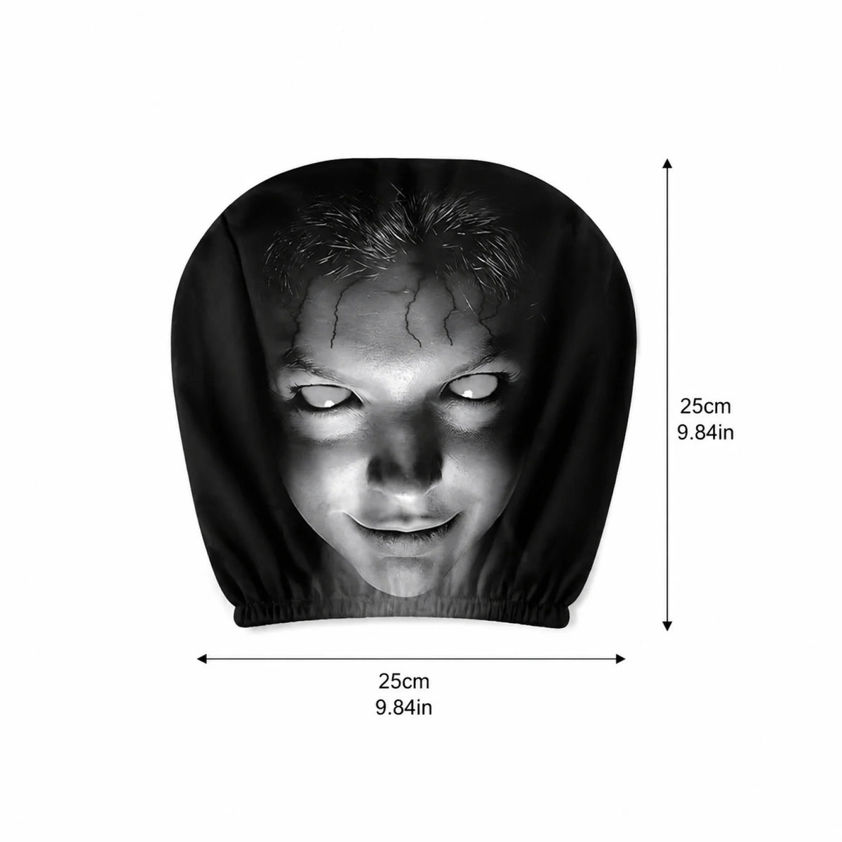 Halloween Decor Car Headrest Covers Funny Cartoon Cover Seat Head Rest Protector