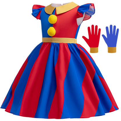 Halloween Amazing  Digital Circus Pomni Cosplay Costume