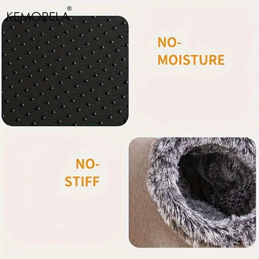 Cozy Cat Sleeping Cave Puppy House for Indoor Cats & Small Dogs