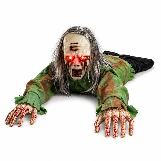 Halloween Crawling Zombie Scary Haunted House Decor Prop Motion Sensor