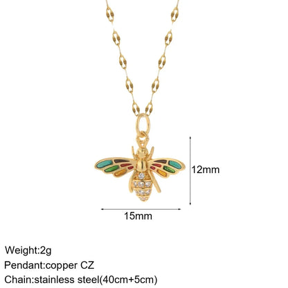Pendant Woman's Collars Long Stainless Steel Chains Necklace