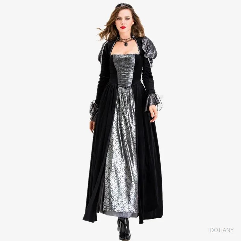 Halloween Day of the Dead Sexy European Medieval Retro Court