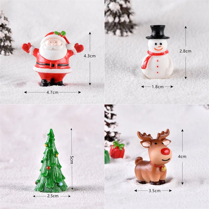 Christmas Resin Elk Santa Claus Ornaments Merry Christmas Decoration