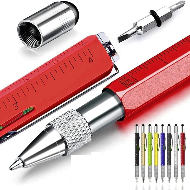7 in 1 Multifunctional Pen Touch Screen Stylus Capacitive Pen with Screwdriver