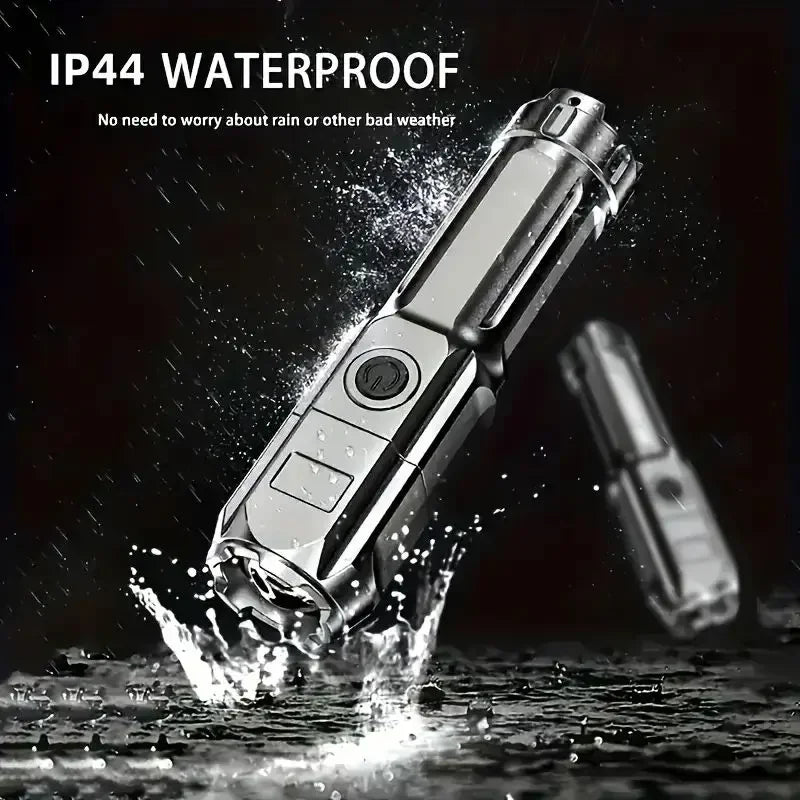 Rechargeable USB Waterproof Zoom Fishing Hunting Camping Torch