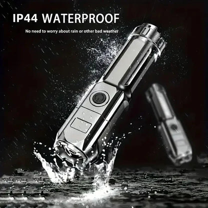 Rechargeable USB Waterproof Zoom Fishing Hunting Camping Torch