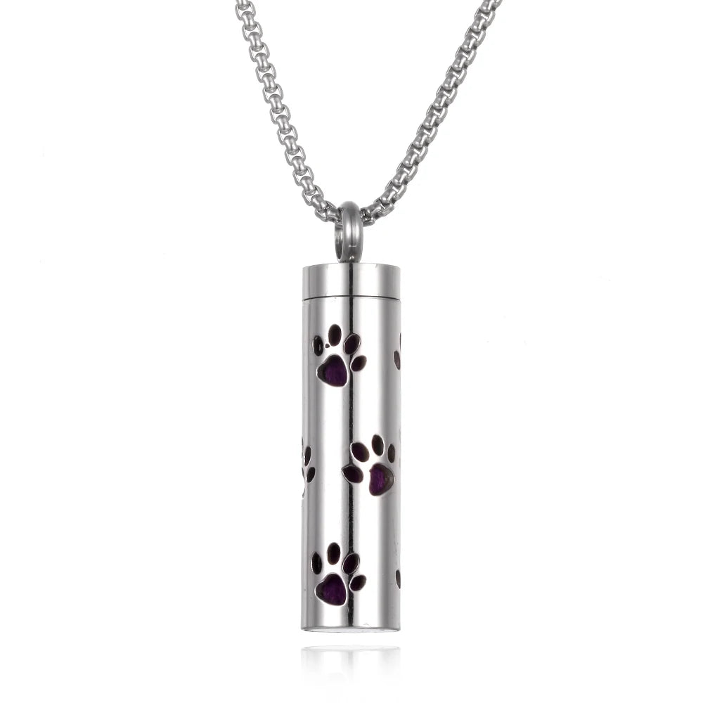 Stainless Steel Open Locket Aroma Scent Perfume Necklace