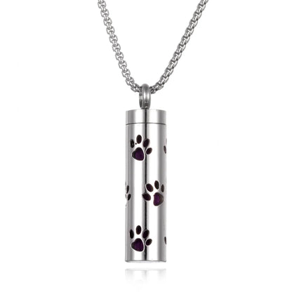 Stainless Steel Open Locket Aroma Scent Perfume Necklace