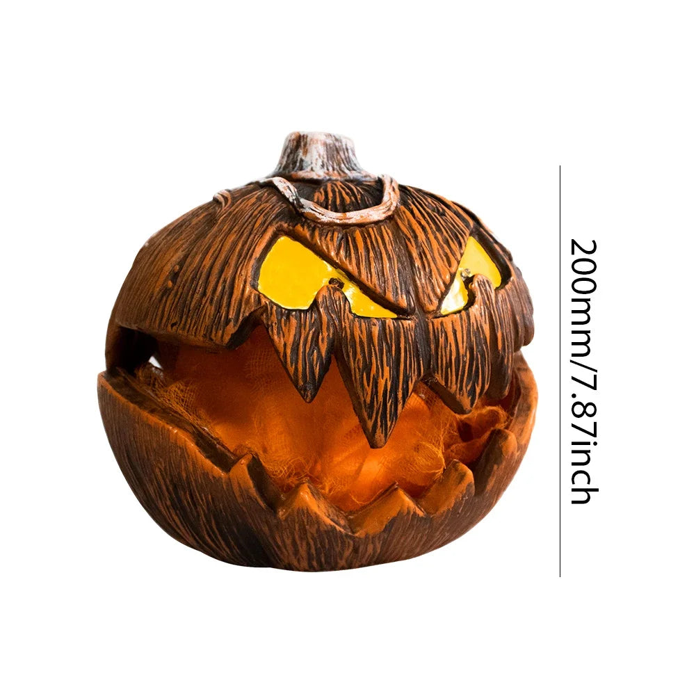 Halloween Pumpkin Animated Decor,Noise Activated Talking and Lifting