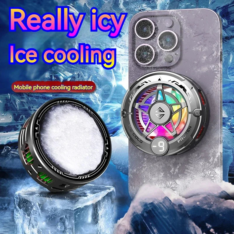 2IN1 Universal Portable Magnetic Clip Semiconductor Phone Cooler