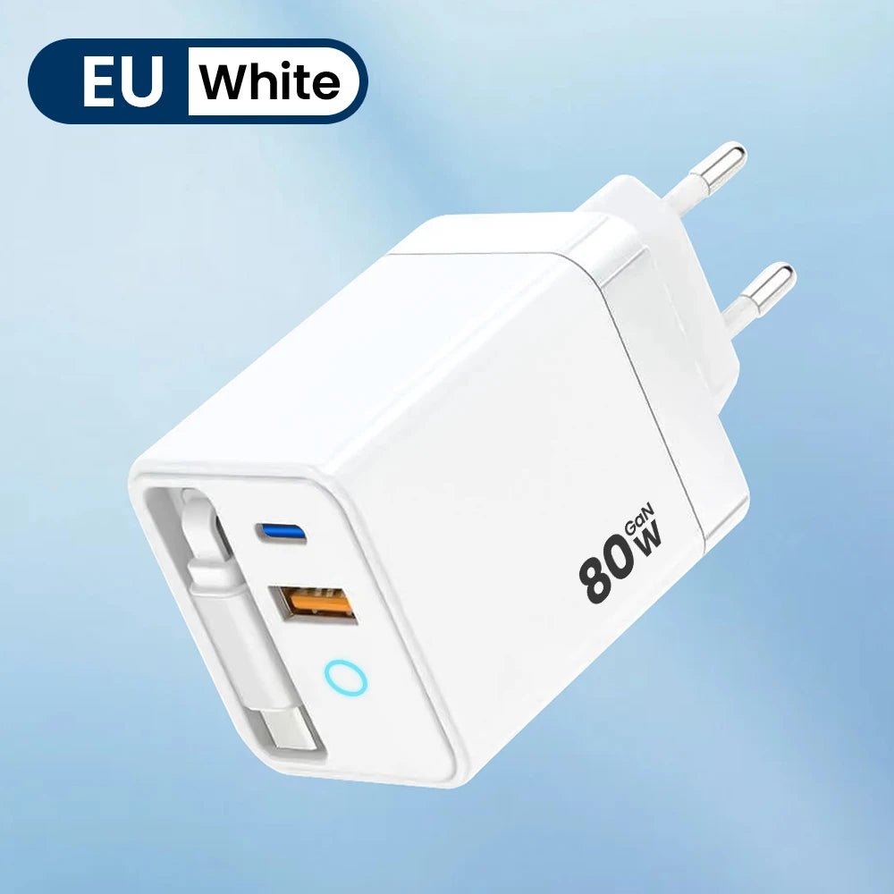 Scalable Data Cable for Iphone Huawei A+C Full Protocol Multi Port Charging Head