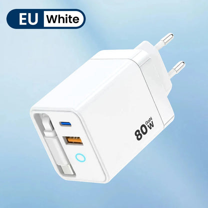 Scalable Data Cable for Iphone Huawei A+C Full Protocol Multi Port Charging Head