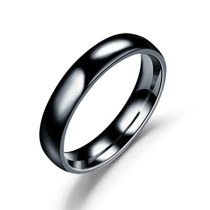 Prevent Allergy High Polished  Stainless Steel Couple Finger Jewelry Gifts
