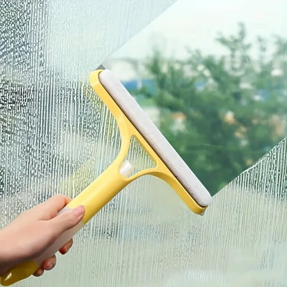 Household multi-function glass cleaning mirror with watering