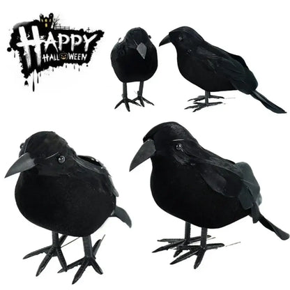 Halloween Decoration Simulation Black Crow Raven Bird Repellent Pest Control Pigeon