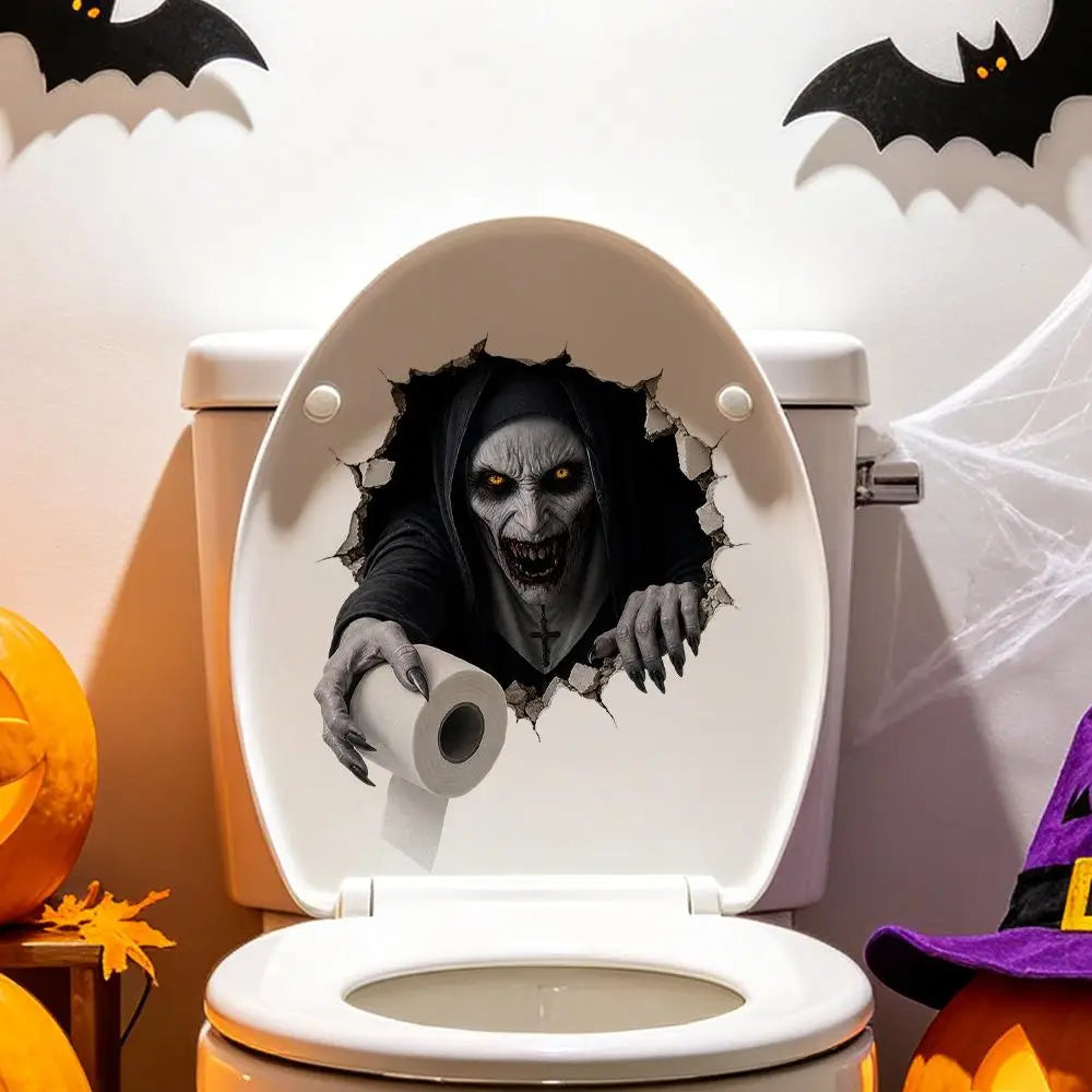Halloween Wall Stickers Scary Ghost Interior Decoration