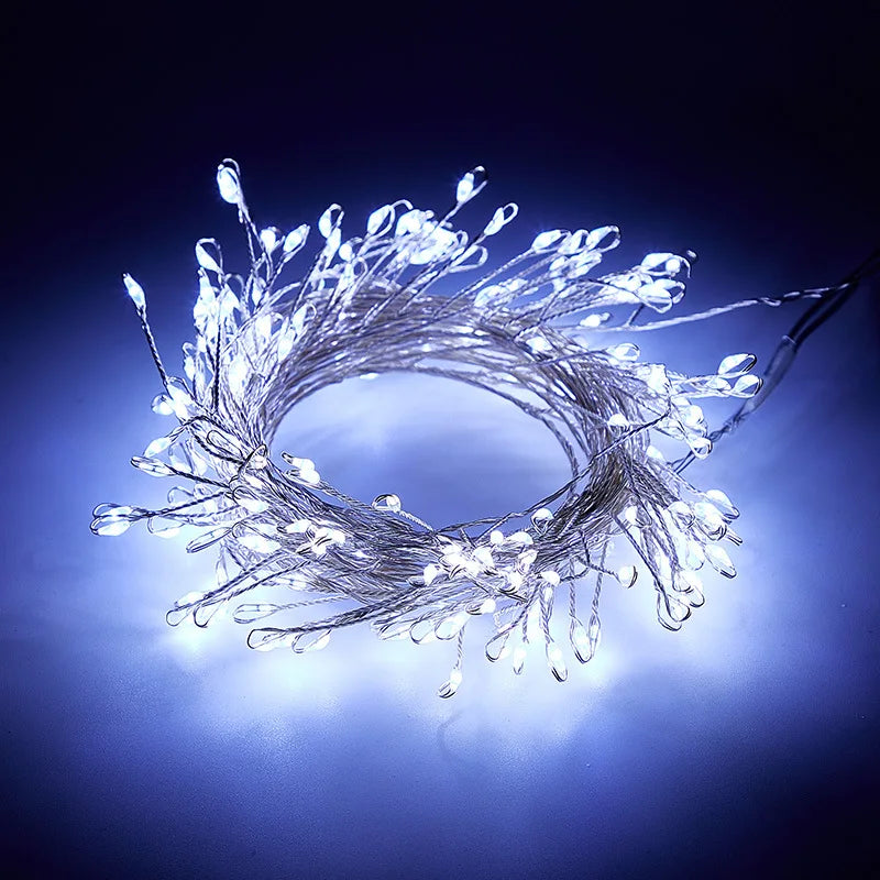 9M USB Power LED Firecracker String Lights Remote Control Garland Fairy Lights Christmas Decoration