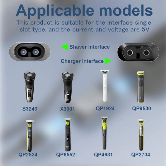 5V Type-C Shaver Adapter Charger Converter