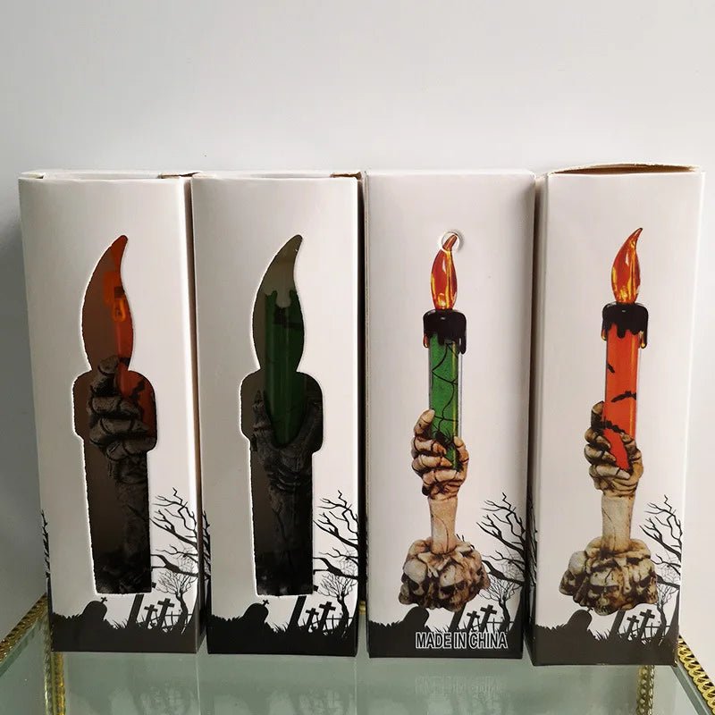 Halloween Skeletons Ghost Party Candles Pumpkin Party Happy Halloween Party