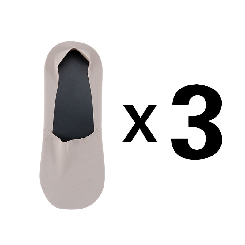 Men's Summer Invisible Socks 3 Pairs Set