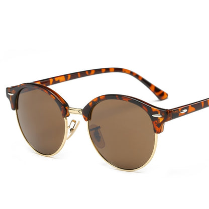 Women's Round Shaped Colorful Stylish Sunglasses