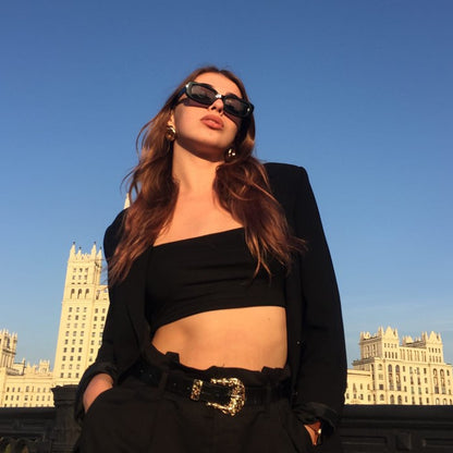 Unisex Square Shaped Sunglasses