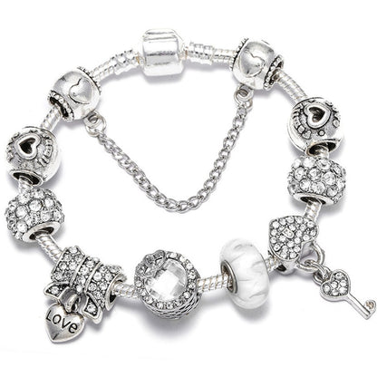 Vintage Charm Bracelet for Women