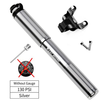 Cycling Portable Aluminum Alloy Pump with Barometer