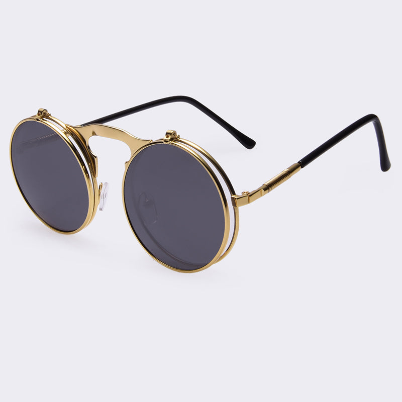 Men's Vintage Steampunk Glasses
