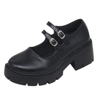 Women's High Heel Classic Style Round Toe Shoes