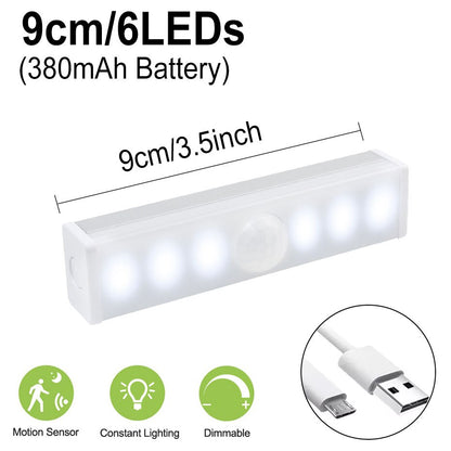 6/10 LEDs PIR LED Motion Sensor Light