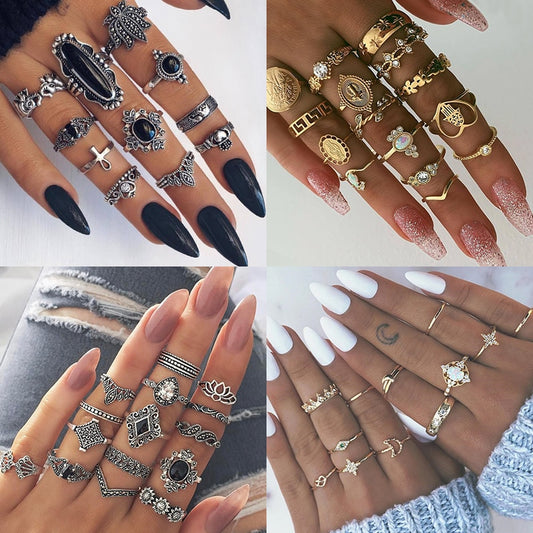 Vintage Styled Rings Set