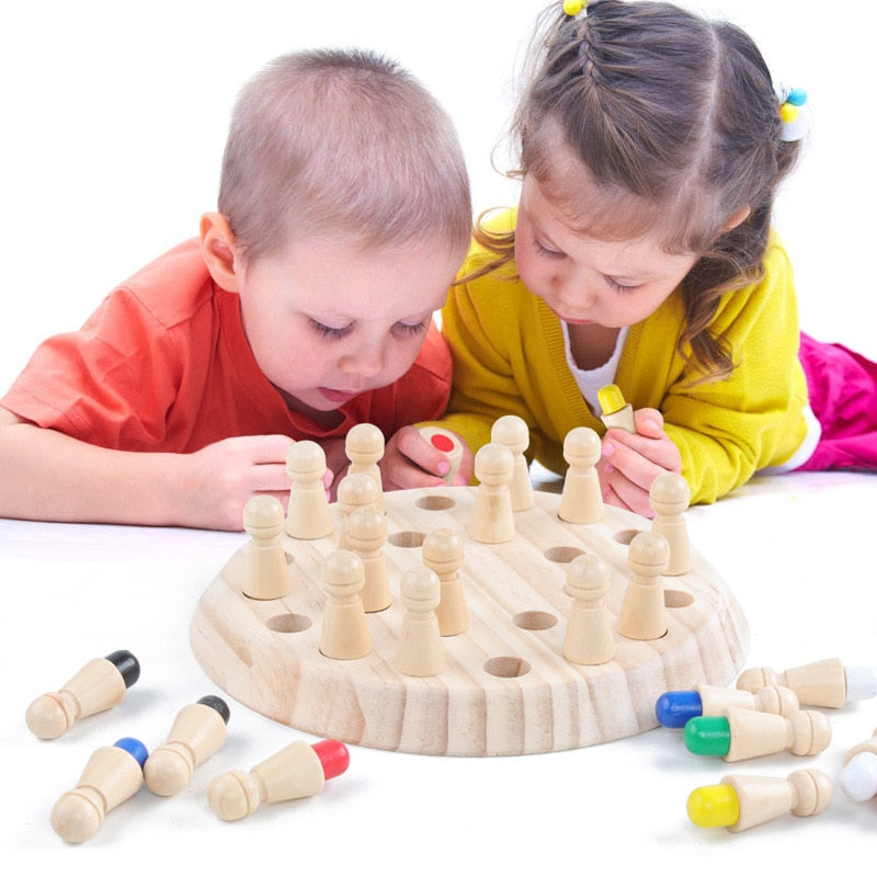 Wooden Color Matching Game