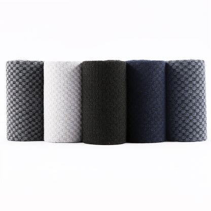 Men's Textured Style Socks 10 Pairs Set