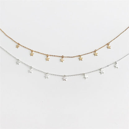 Women's Stars Choker Necklace