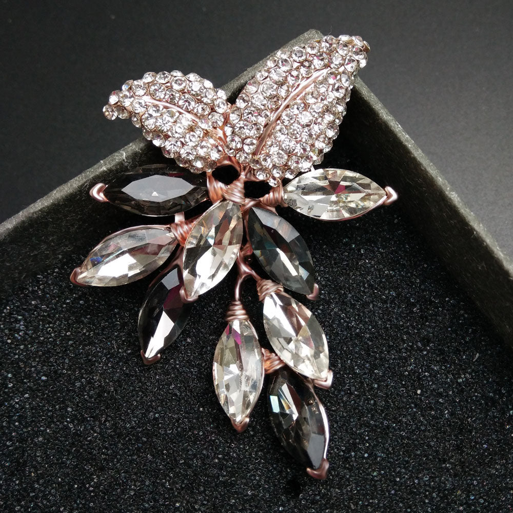Women's Flower Branch Brooch
