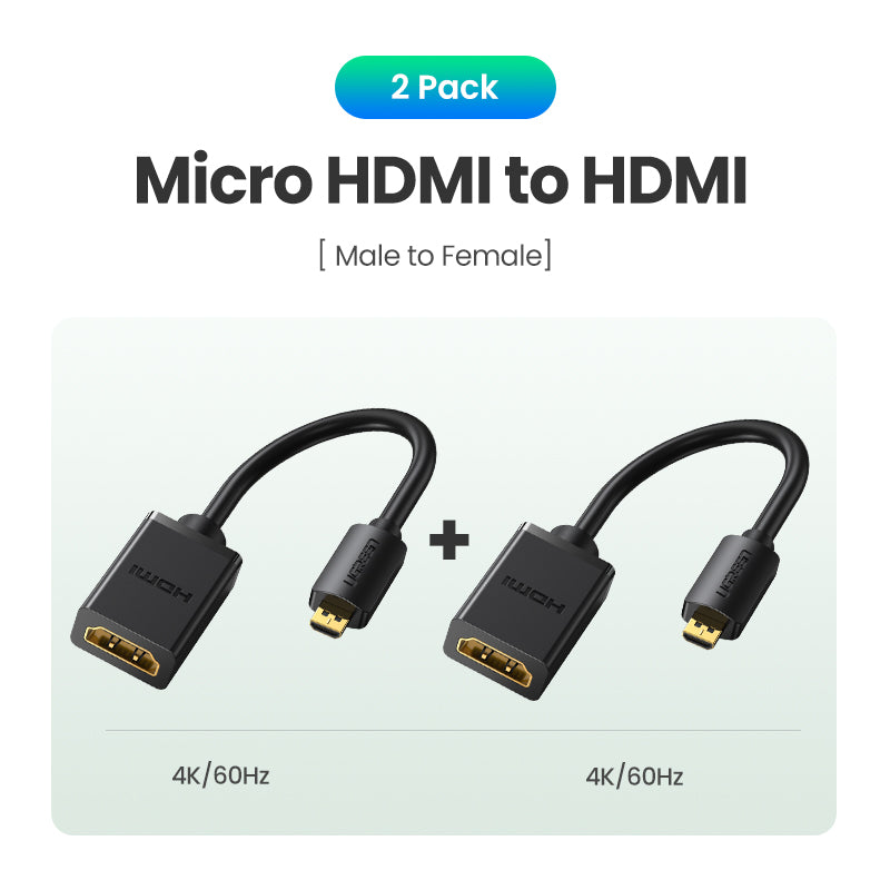 Micro HDMI Adapter for Action Cameras