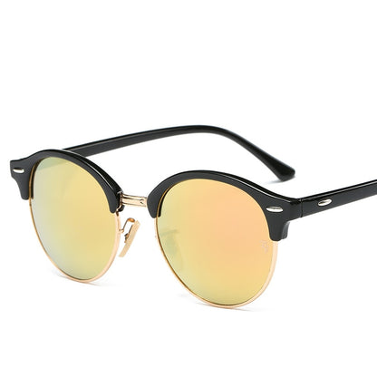 Women's Round Shaped Colorful Stylish Sunglasses