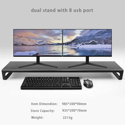 Transfer Data and Charging Wireless Aluminum Monitor Stand