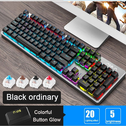 Steampunk Style Mechanical Gaming Keyboard