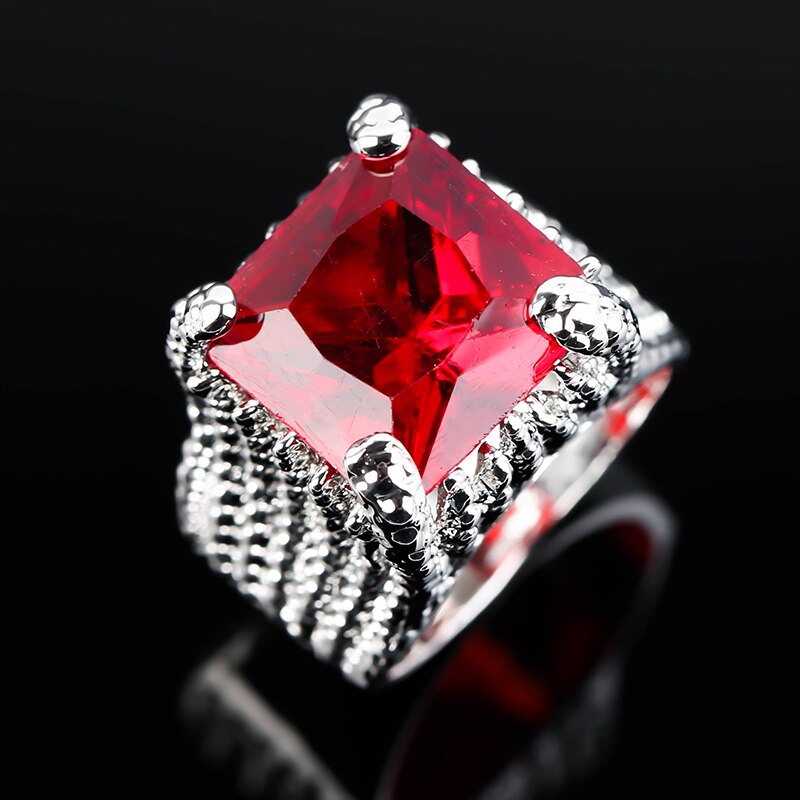 Women's Crystal Patterned Rings