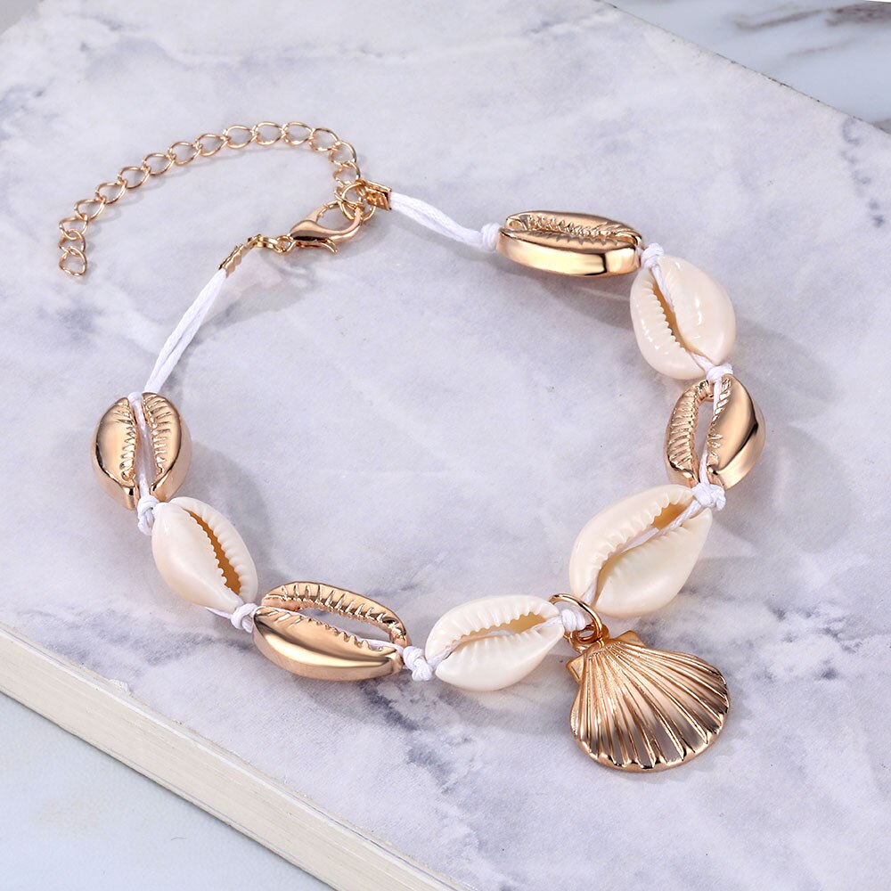 Vintage Styled Shell Bracelet