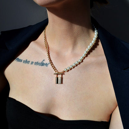 Vintage Multi-Layer Pearl Necklace for Women
