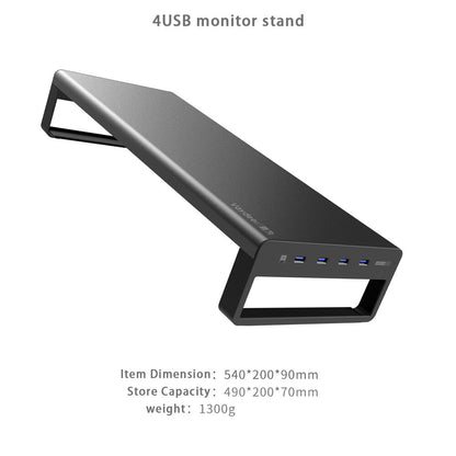 Transfer Data and Charging Wireless Aluminum Monitor Stand