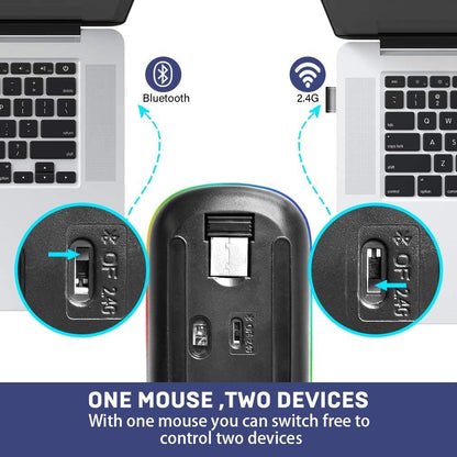 Wireless RGB Rechargeable Mouse