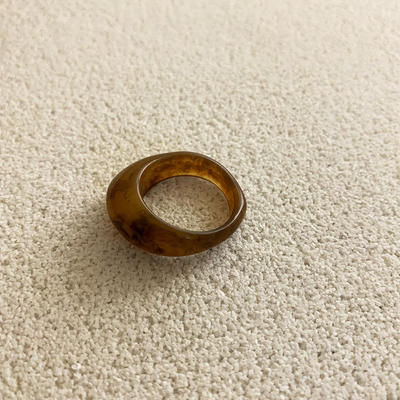 Transparent Marbled Ring