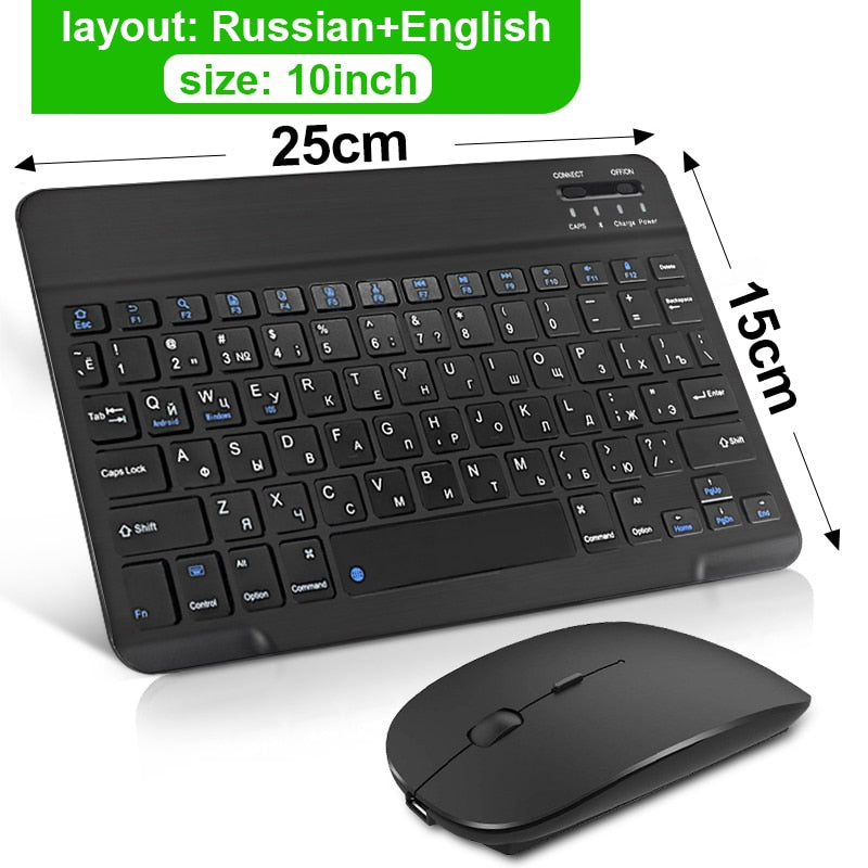 Noiseless Bluetooth Keyboard with Mouse